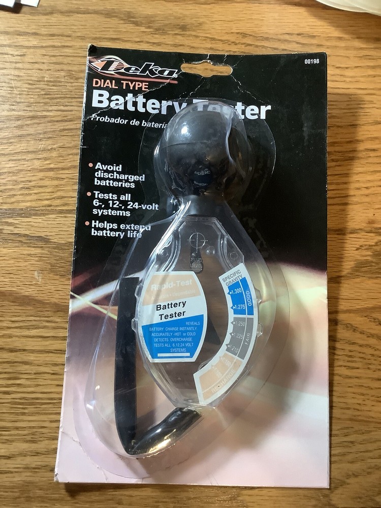 Deka Battery Terminals 00198 Dial Type Battery Tester