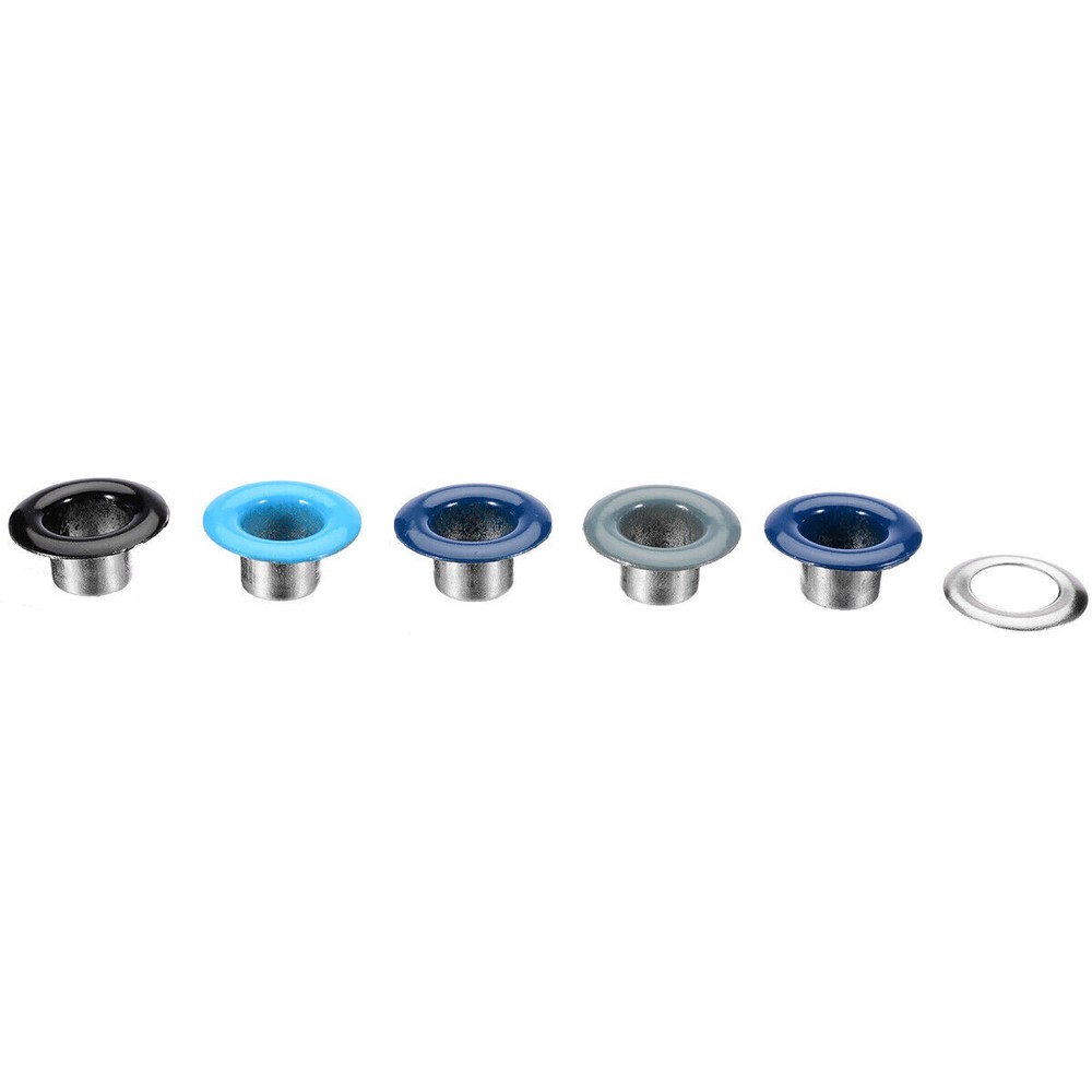 400 Set Assorted Colors Metal Eyelets Grommets With Installation Tools Kit UK