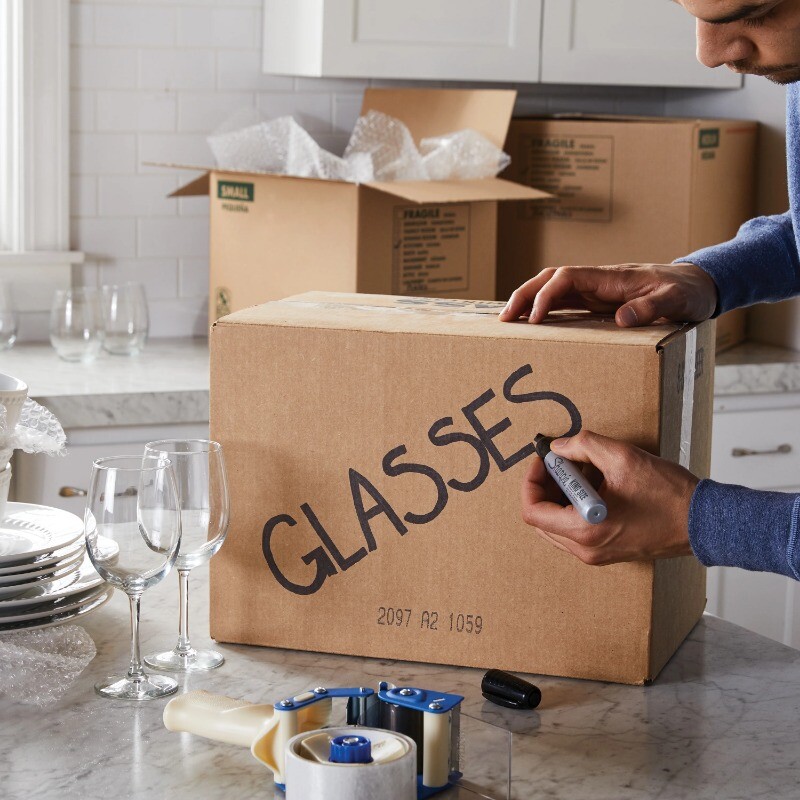 Sharpie King Size Permanent Markers, Large Chisel Tip, Black, 12 Count