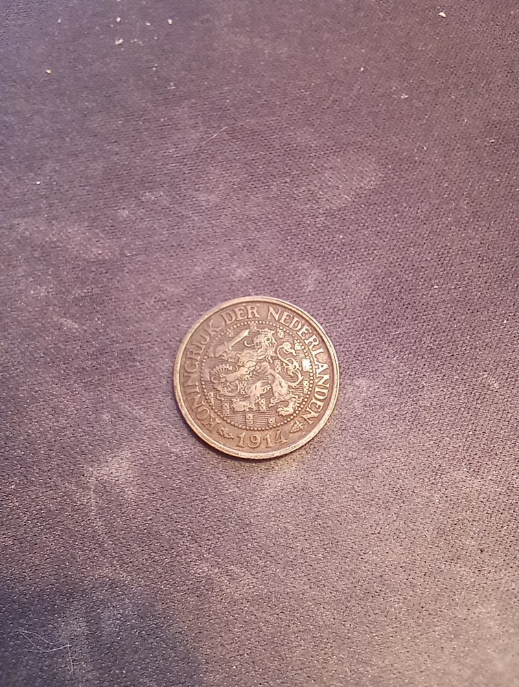 NETHERLANDS 1 CENT 1914