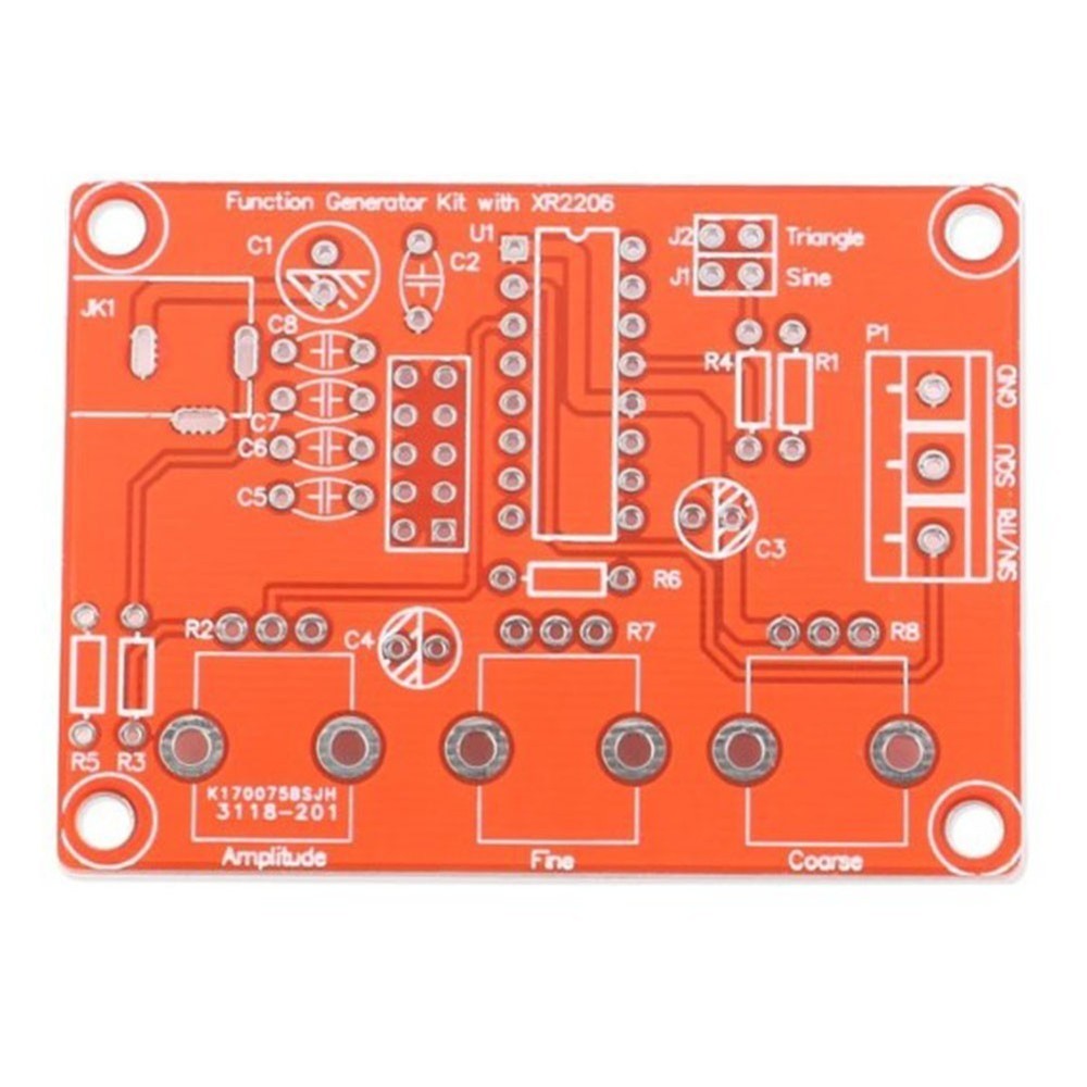 Sine Wave Triangle Rectangle Generator for XR2206 DIY Electronics Kits