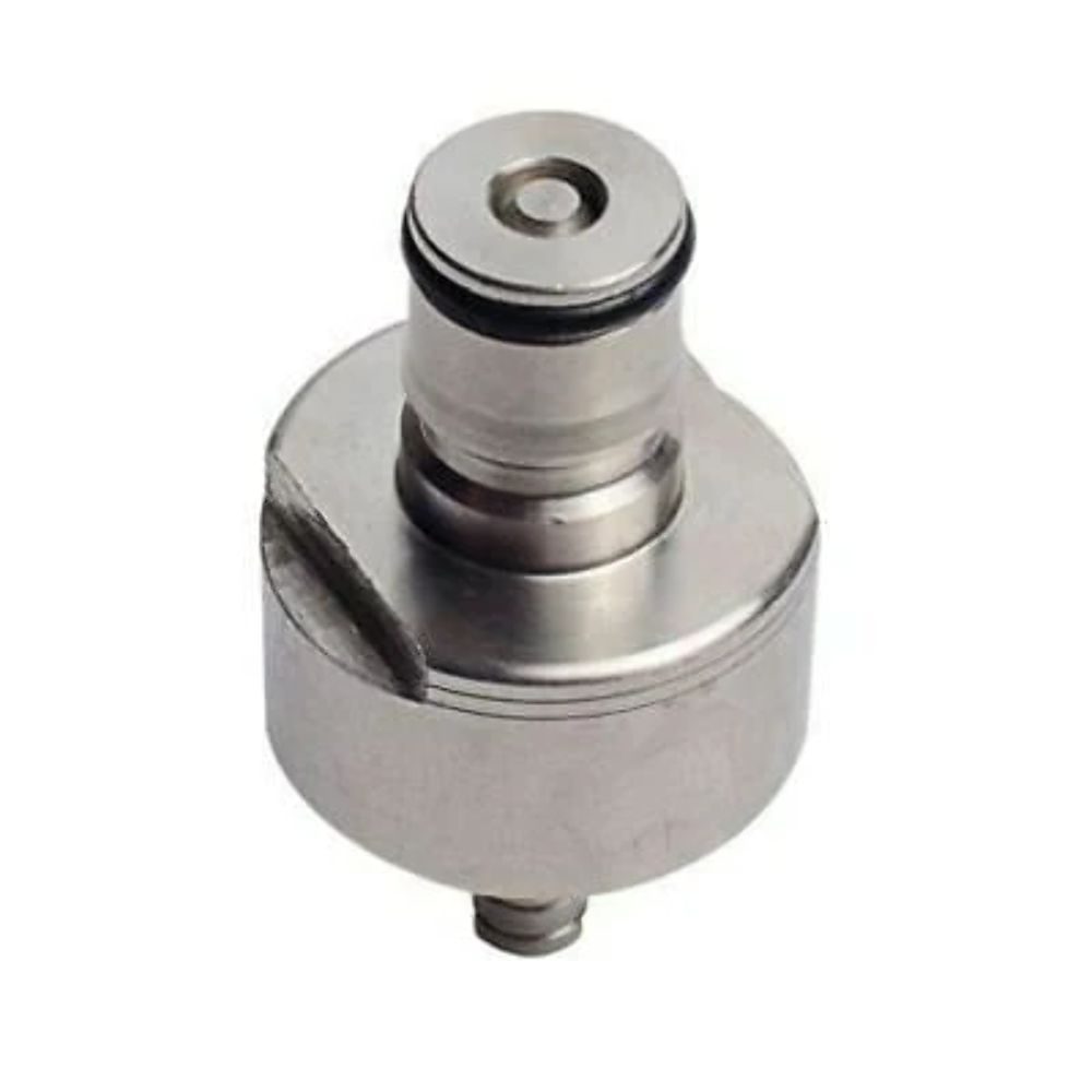 Stainless Steel Carbonation Cap for PET Plastic 1 or 2 Liter Soda Bottle 1/4" Ba