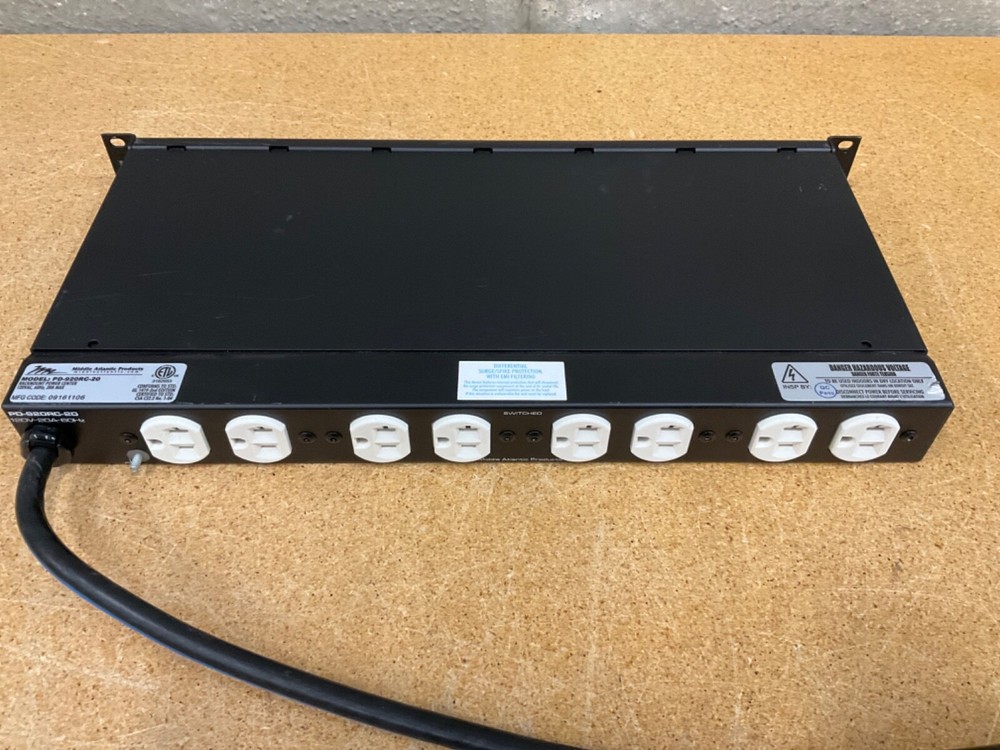 Middle Atlantic Products 20A Power Distributer PD-920RC-20