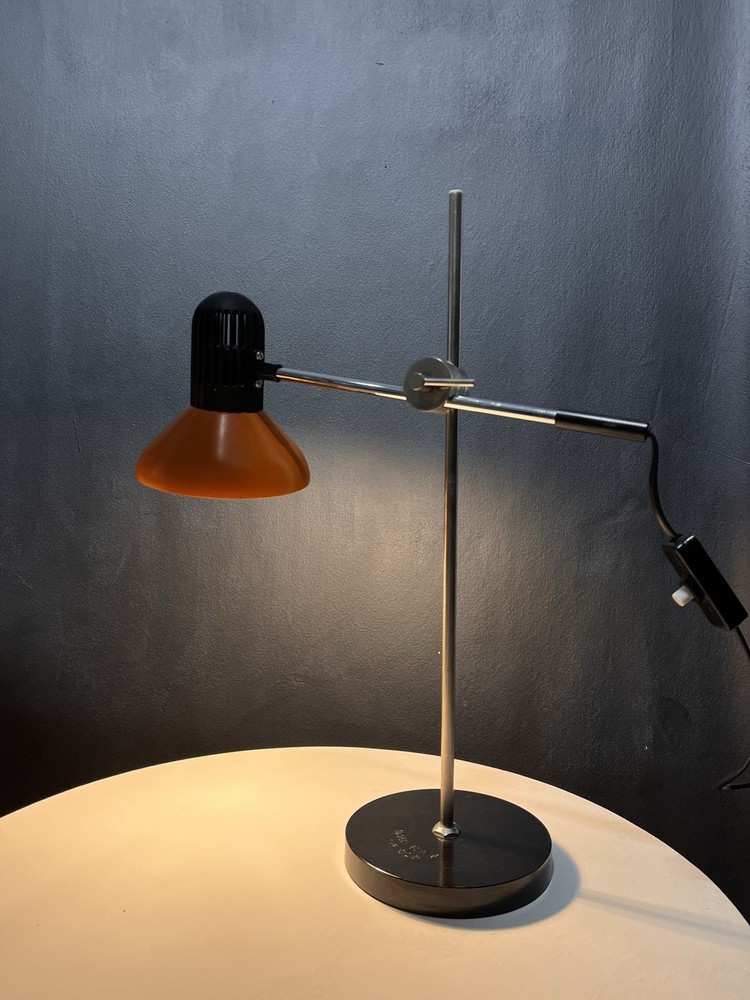 Vintage 1970’s mid-century Adjustable table lamp