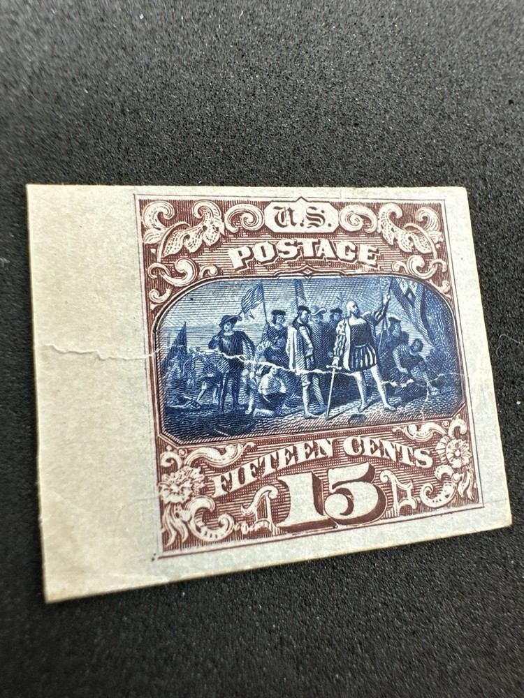 1869 Scott 129 Proof Columbus Postage Stamp