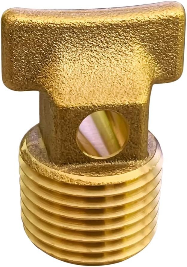 Boat Garboard Drain Plug 1/2" NPT Thread Solid Brass Drain Plugs commonly