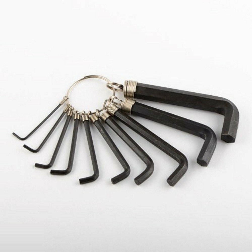 10-pc Hex Key Wrench Set -SAE-