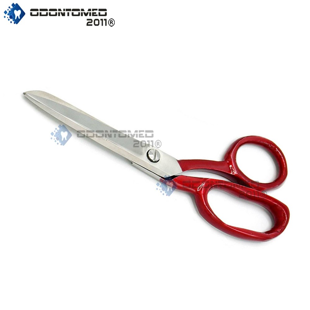 Tailor Tailoring Sewing Heavy Duty Scissors 7" Red Handle