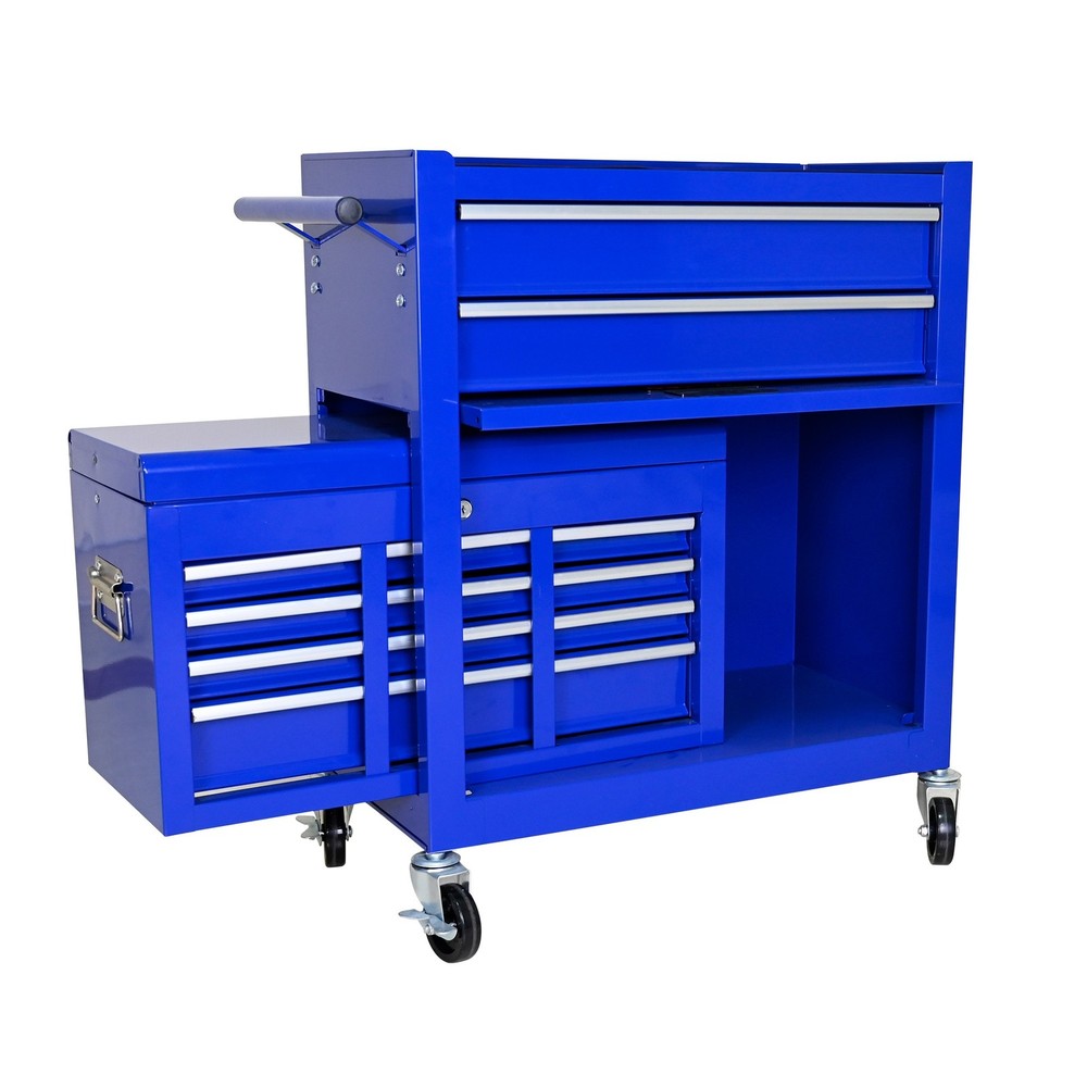 8-Drawer Workshop Tool Chest with Wheels&Drawers,High Capacity Rolling Tool Box