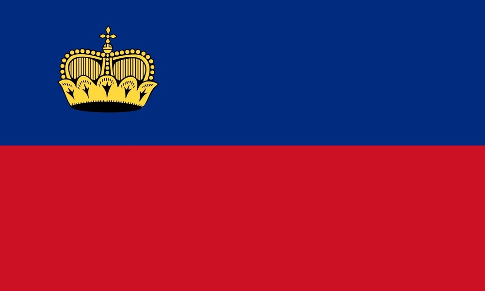 Liechtenstein flag Sticker Decal XV