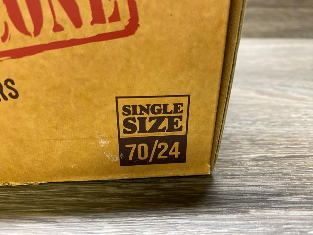 RAW Classic Single Size 70/24 | Bulk Box | 1200 Pre Rolled Cones