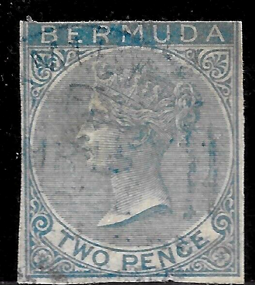 1885 BERMUDA SC# 2 NO PERFOR. USED