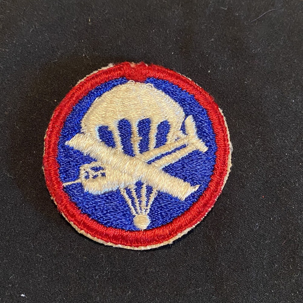 Original WWII Airborne Glided Sidecap Patch