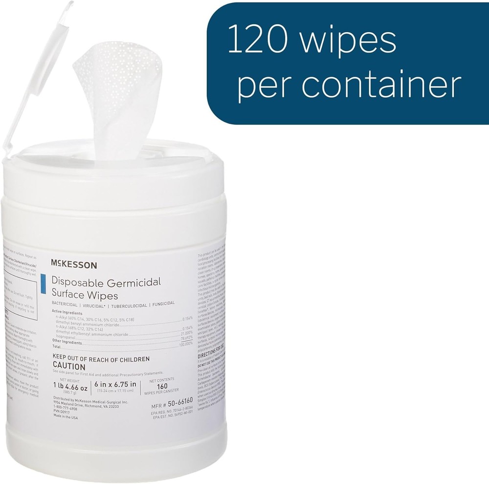 Mon rmicidal Wipes [] Wipes, Cleaning