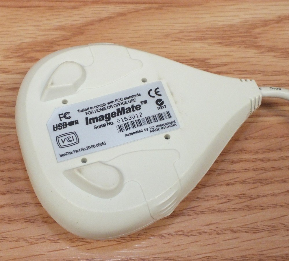 Genuine Vintage Sandisk Imagemate (20-90-00055) USB Compact Flash Card Reader