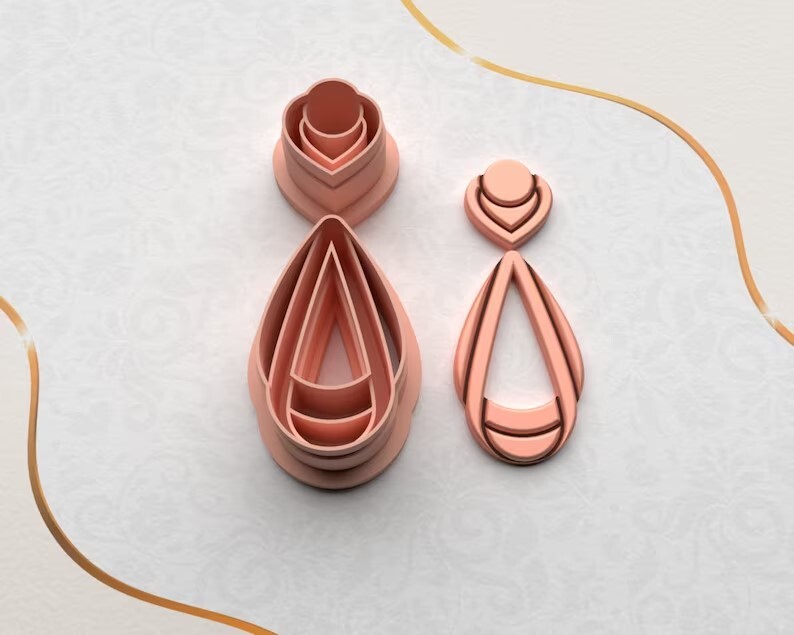 Heartfelt Whispers Polymer Clay Cutter (5 sizes available)