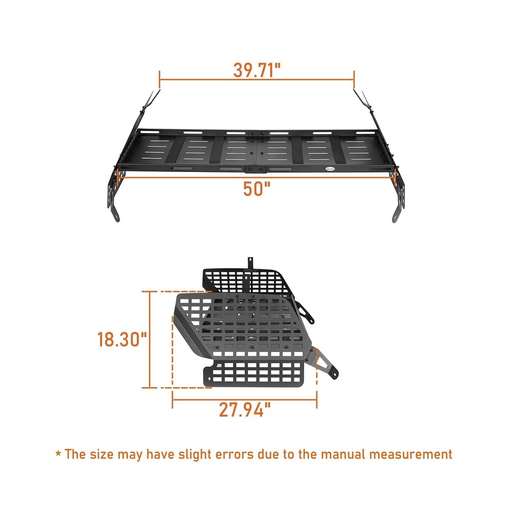 u-Box 4Runner Trunk Cargo Rack & Rear Window Molle Panel Kit for 2010-2024 To...