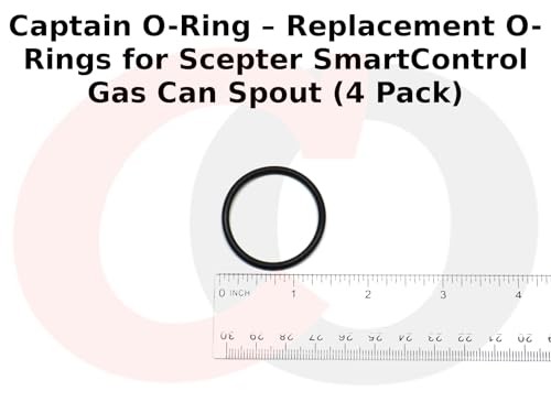 – Replacement O-Rings for Scepter SmartControl Gas Can Spout (4 Pack)