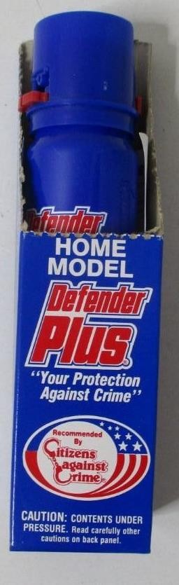DEFENDER PLUS Home Model PEPPER SPRAY - Hangs on Front or Back Door for Fast Use