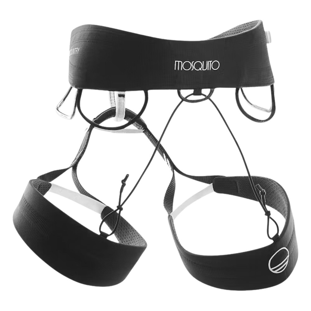 Wild Country Mosquito Climbing Harness, Black/White, Medium