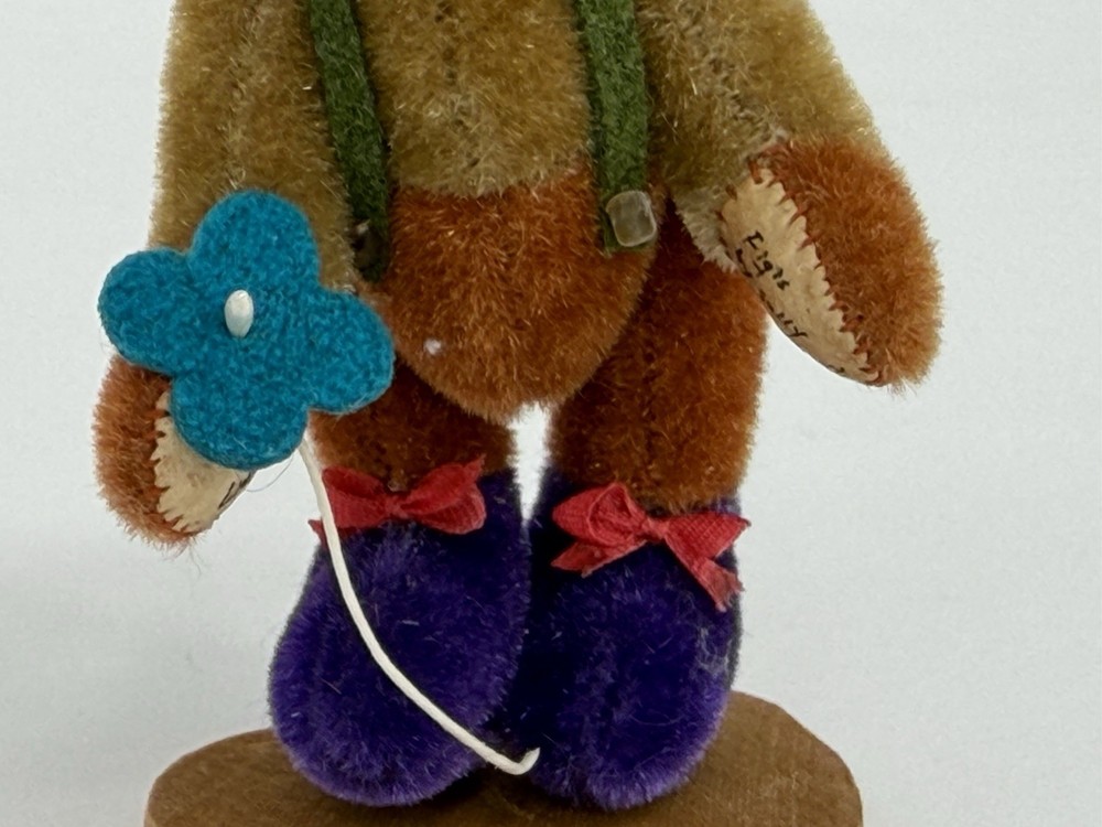 Handmade Miniature Bear Bug Flower Signed “FIGIS” by Sally Lambert