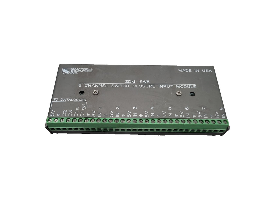Campbell Scientific SDM-SW8A 8-channel switch closure input module