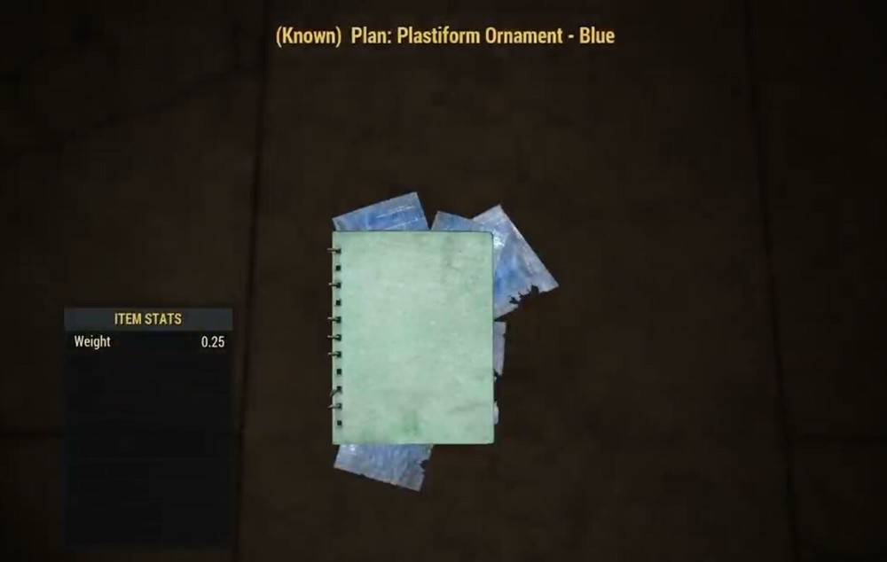 (Xbox) Plastiform Ornament - Blue Plan