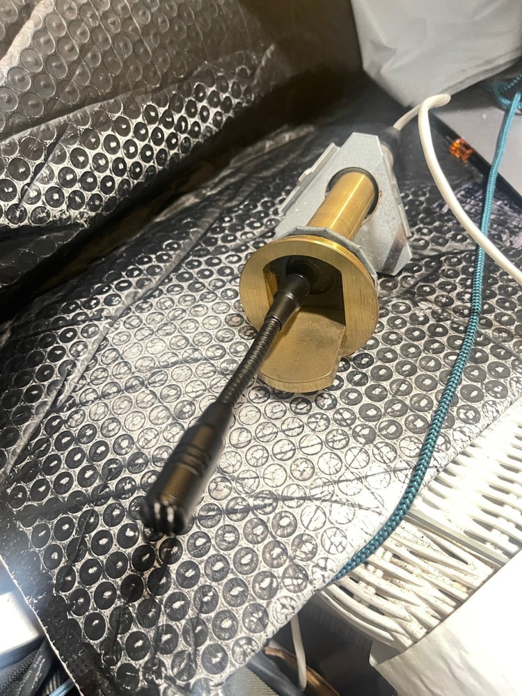 Brass Conference Table through under Mount Microphones (R3)