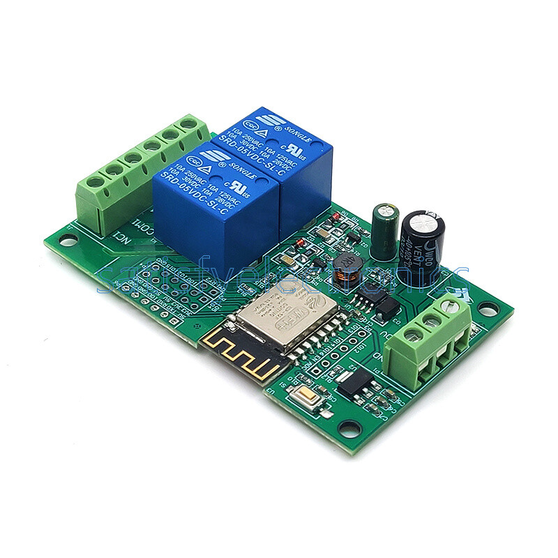5V ESP8266 WiFi Relay Module Dual Channel ESP-12F Development Doard