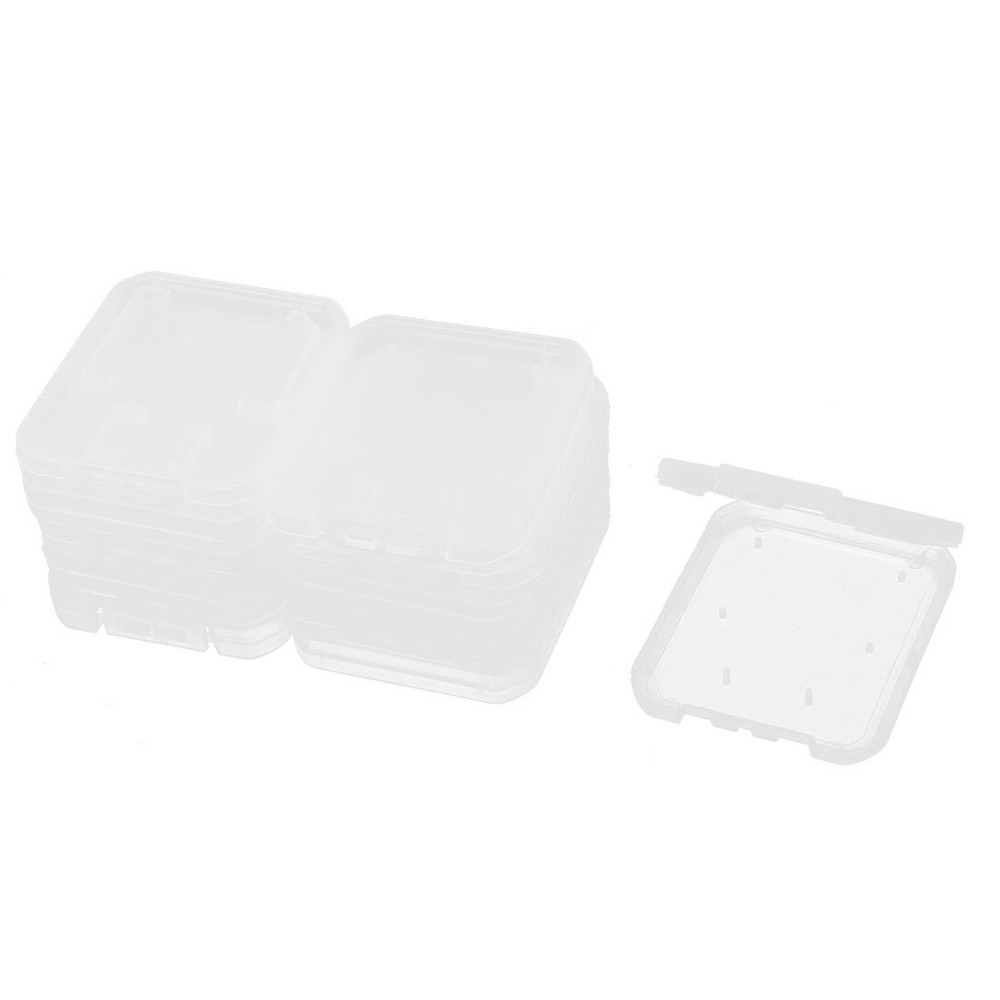 SD MS Micro TF Memory Card Plastic Storage Box Protective Case Holder 11pcs