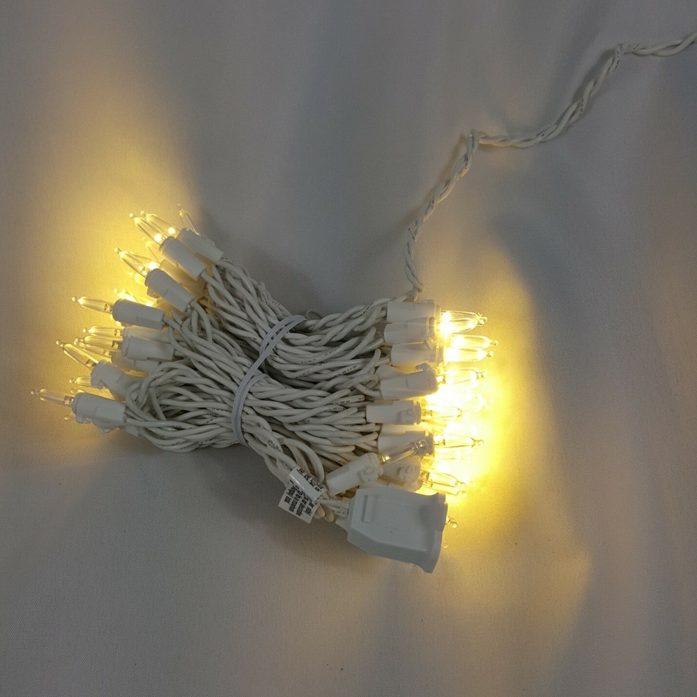 LED 60 Mini Christmas String Lights Warm White 19'-7" Philips