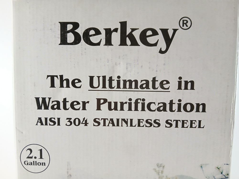 Big Berkey Water Purification System STAINLESS STEEL HOUSING No Filter UNUSED
