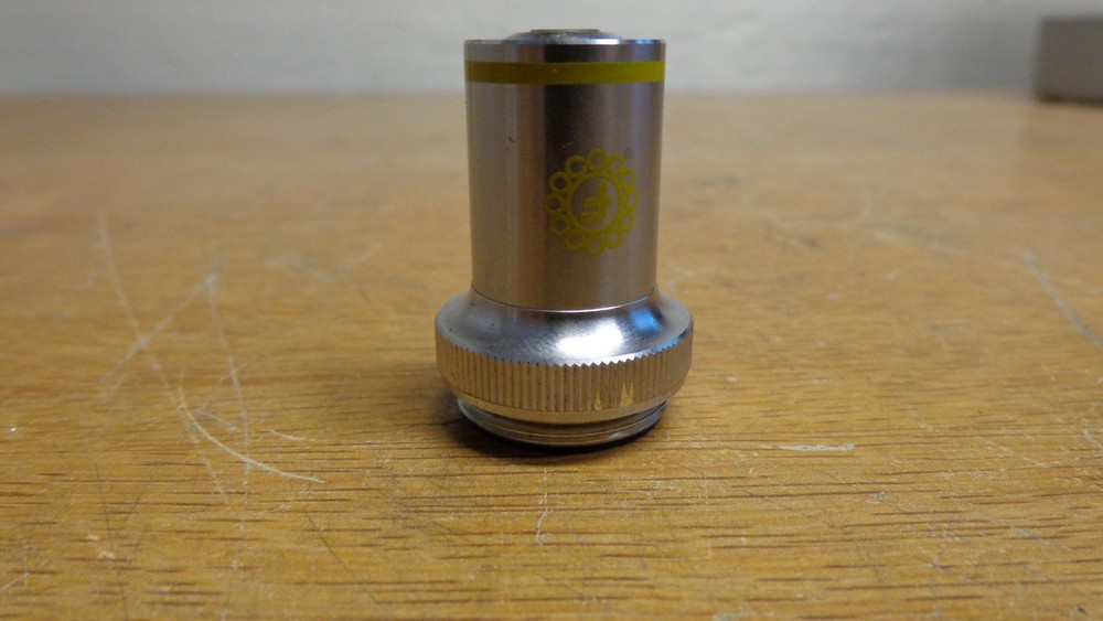 MICROSCOPE OBJECTIVE LENS (F) 10 0.25 yellow bend