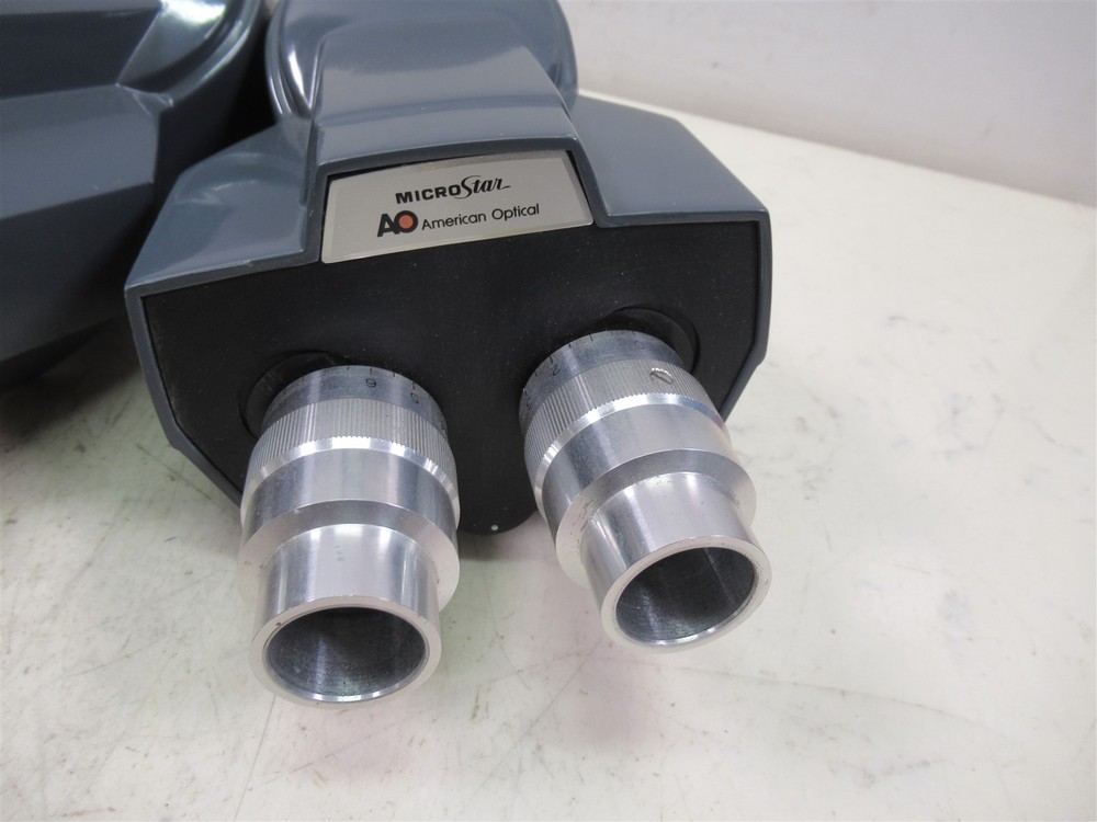 American Optical AO MicroStar Dual Binocular Head Microscope Attachment 110/120