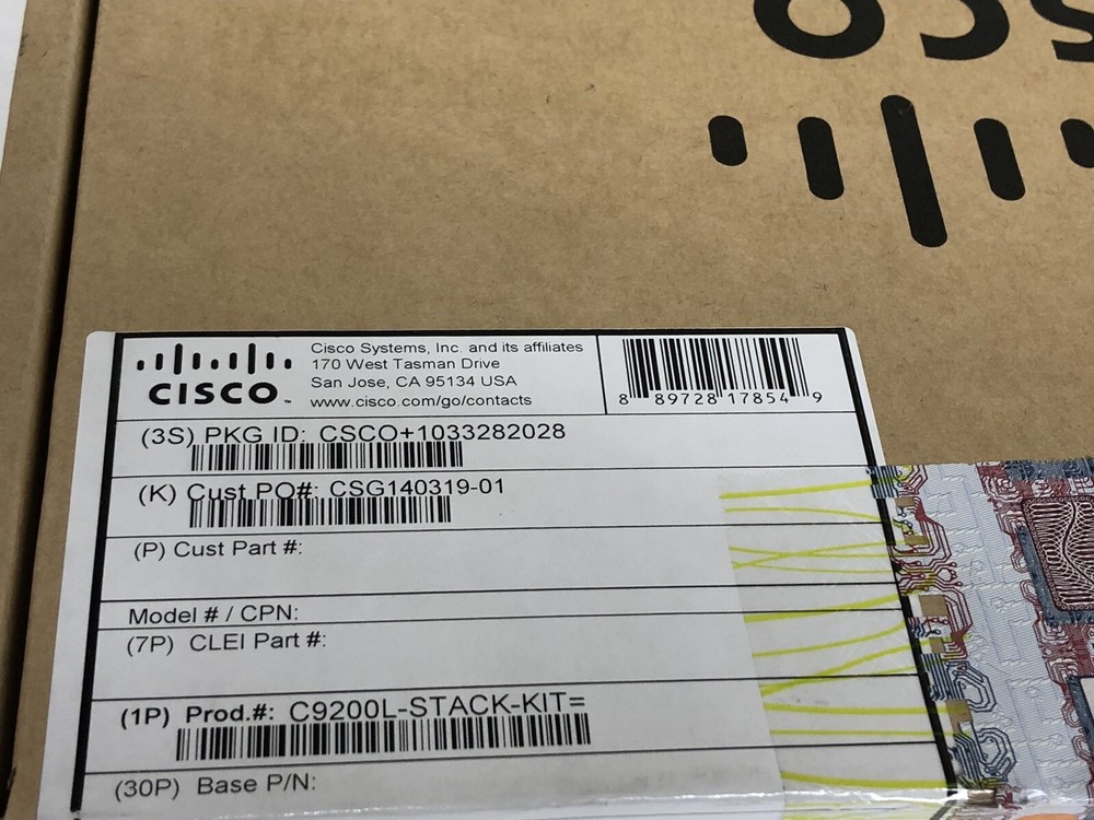 C9200L-STACK-KIT CISCO STACKING KIT FOR C9200L SWITCH BRAND NEW