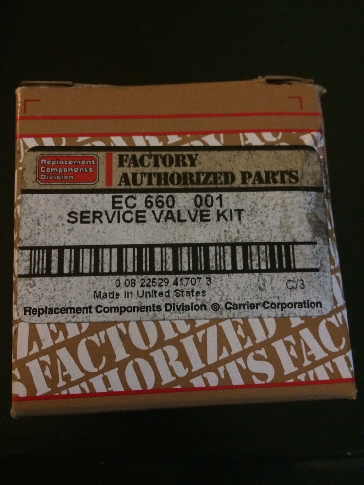 Carrier Products Service Valve Kit EC660001 **NEW**
