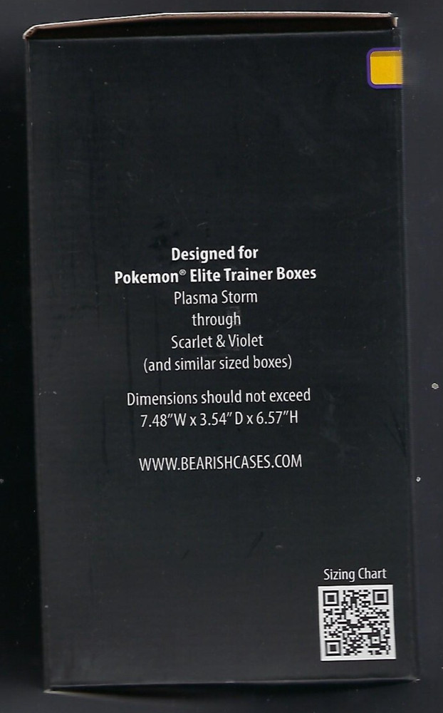 Bearish Acrylic Display Case for Pokemon ETB Box Box