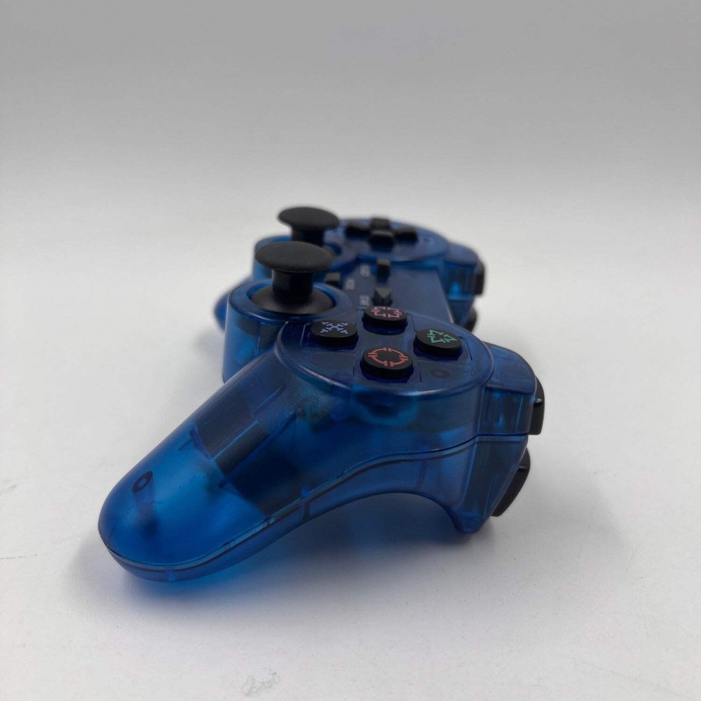 Sony PlayStation 2 PS2 DualShock 2 Wireless Controller Blue (Off Brand)