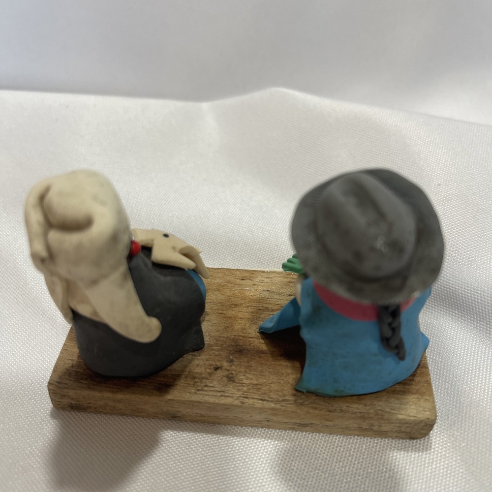 Handcrafted Peruvian Clay Couple