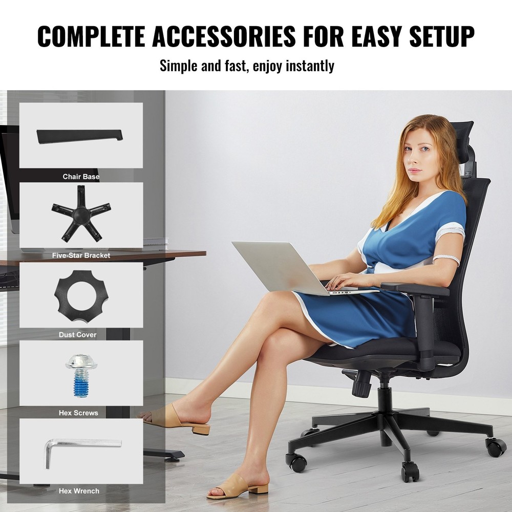 Office Chair Base Replacement,28",2500 lbs Static Load Capacity,Heavy Duty Unive