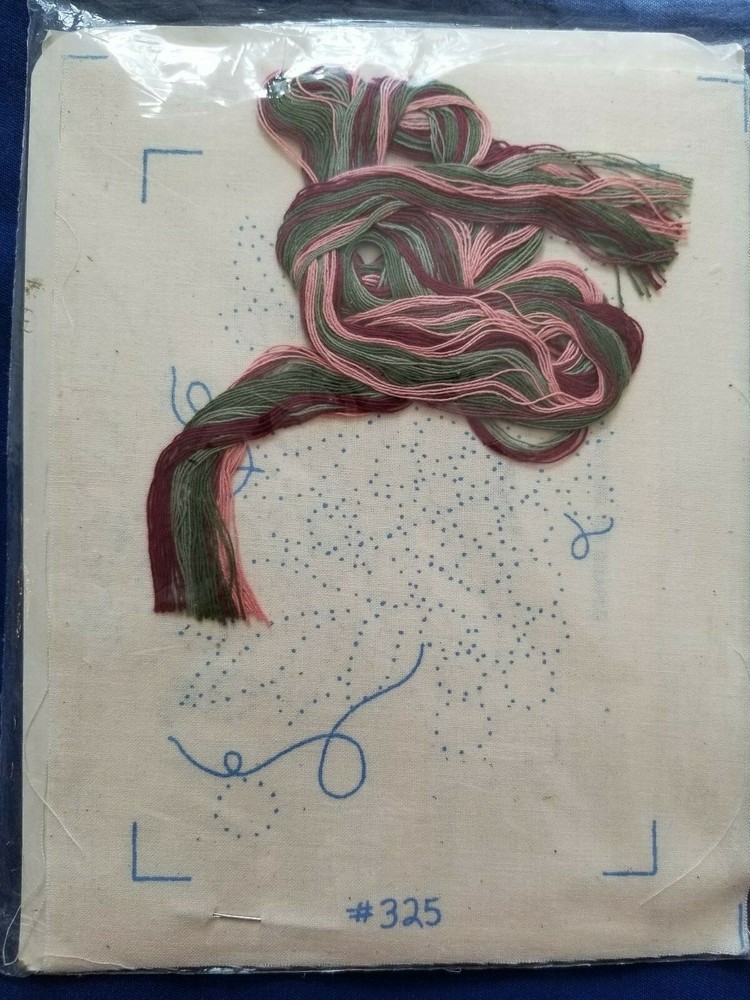 Needle Magic "Grapes" Candlewicking Kit Size 5" x 7"
