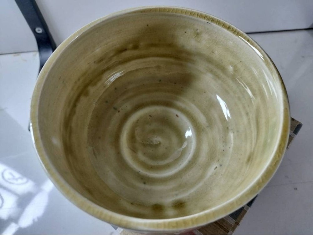 Tea Utensils ceramic cream color medium size