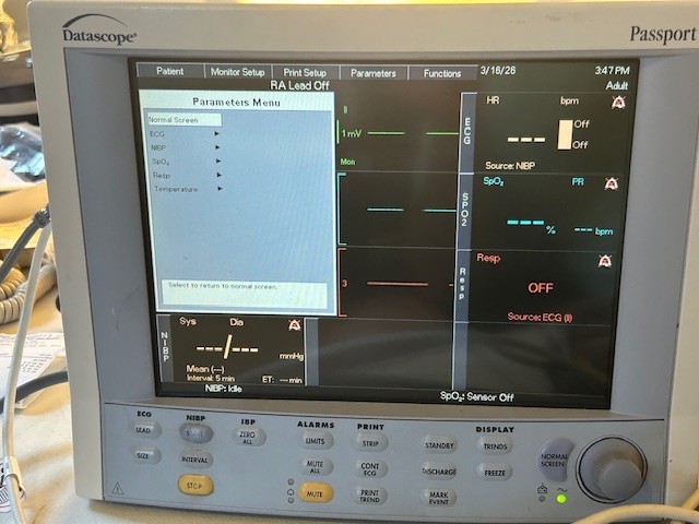 Datascope passport 2 monitor