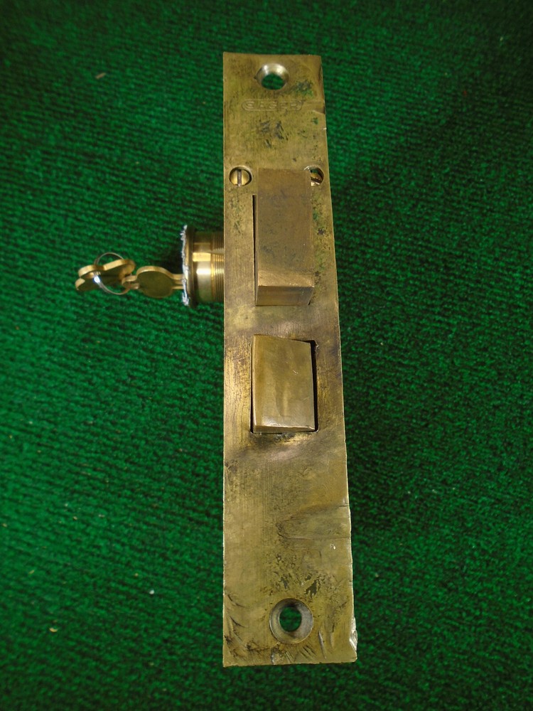 SAGER #94 DOUBLE THUMB ENTRY MORTISE LOCK FULLY RESTORED (17498)
