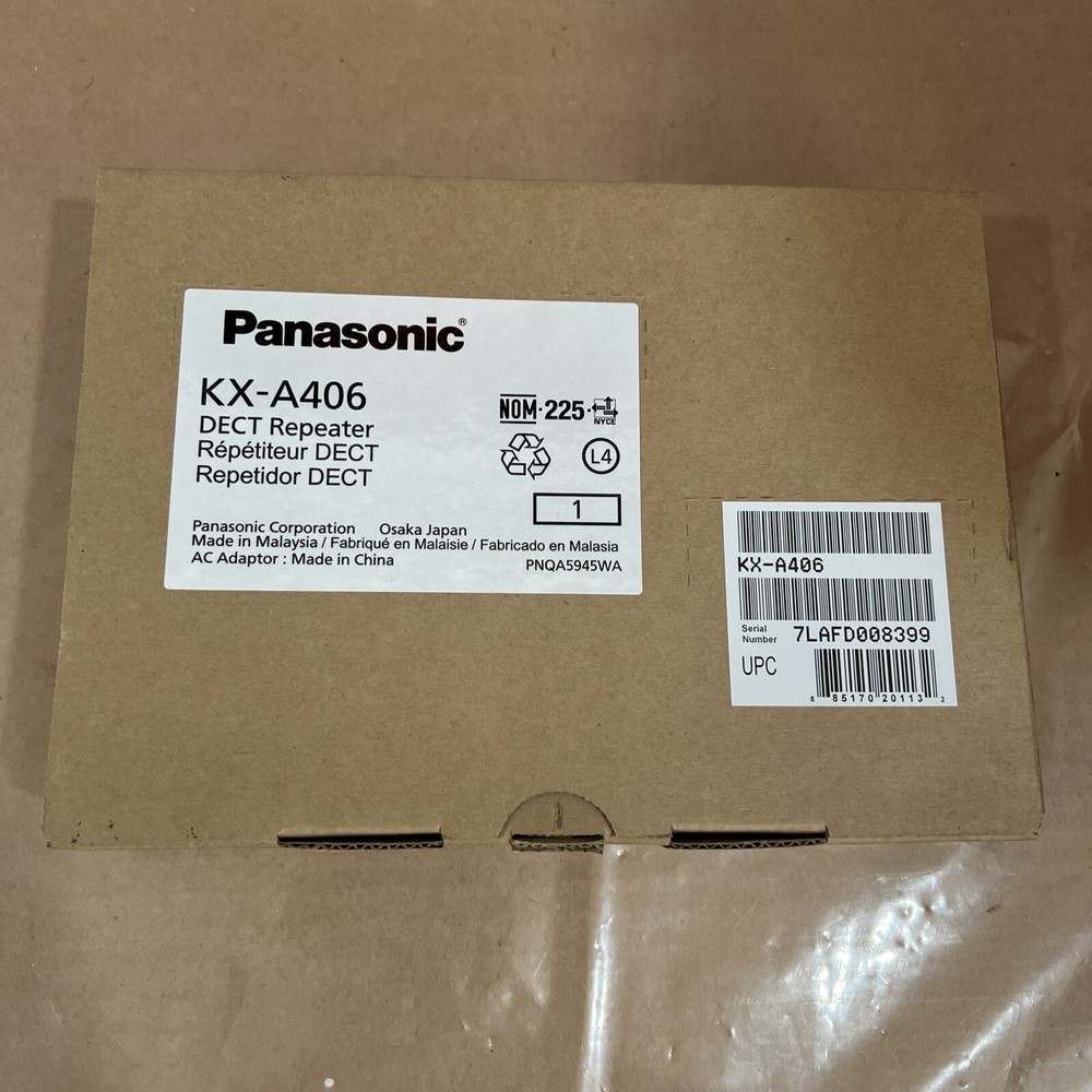 Panasonic KX-A406 IP Phone Dect Repeater  *New in original box*