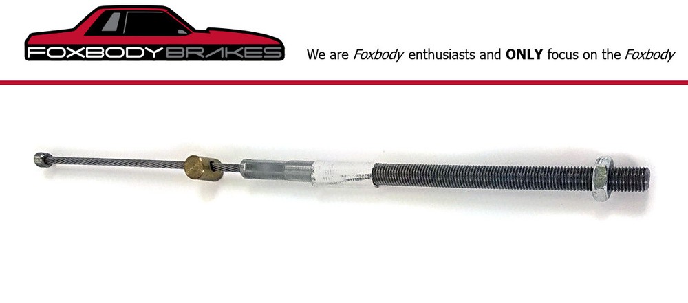 1987-1993 Fox Mustang Front Adjustable Park Brake Cable