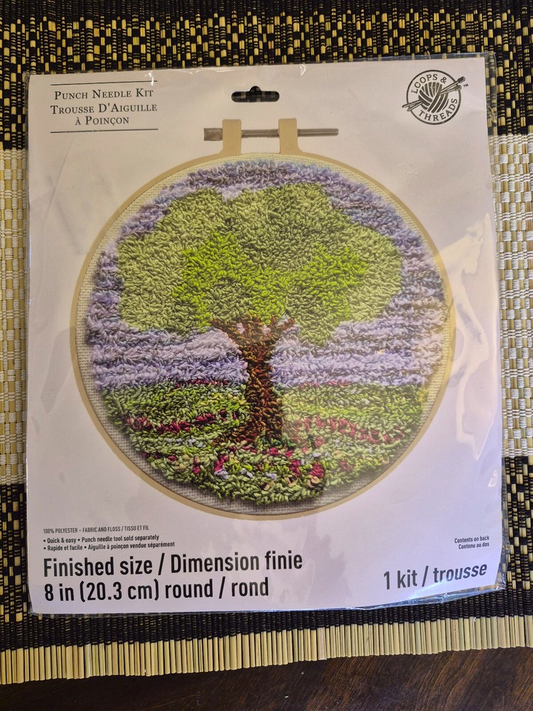 Tree Punch Needle Kit by Loops & Threads® - 8" Finished Size