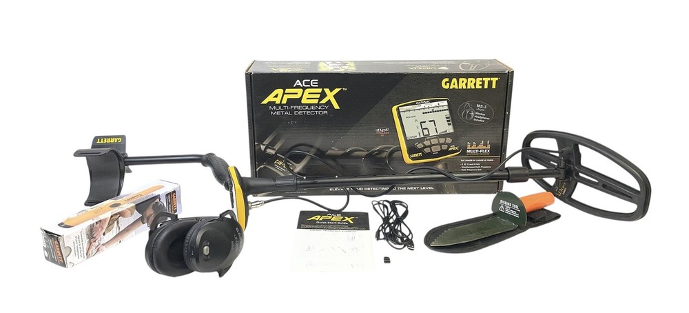 Garrett Ace Apex Multi-Flex Multi-Frequency Metal Detector W/ Pro-Pointer