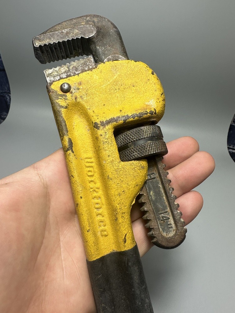 Workforce Pipe wrench 14" Black / Yellow