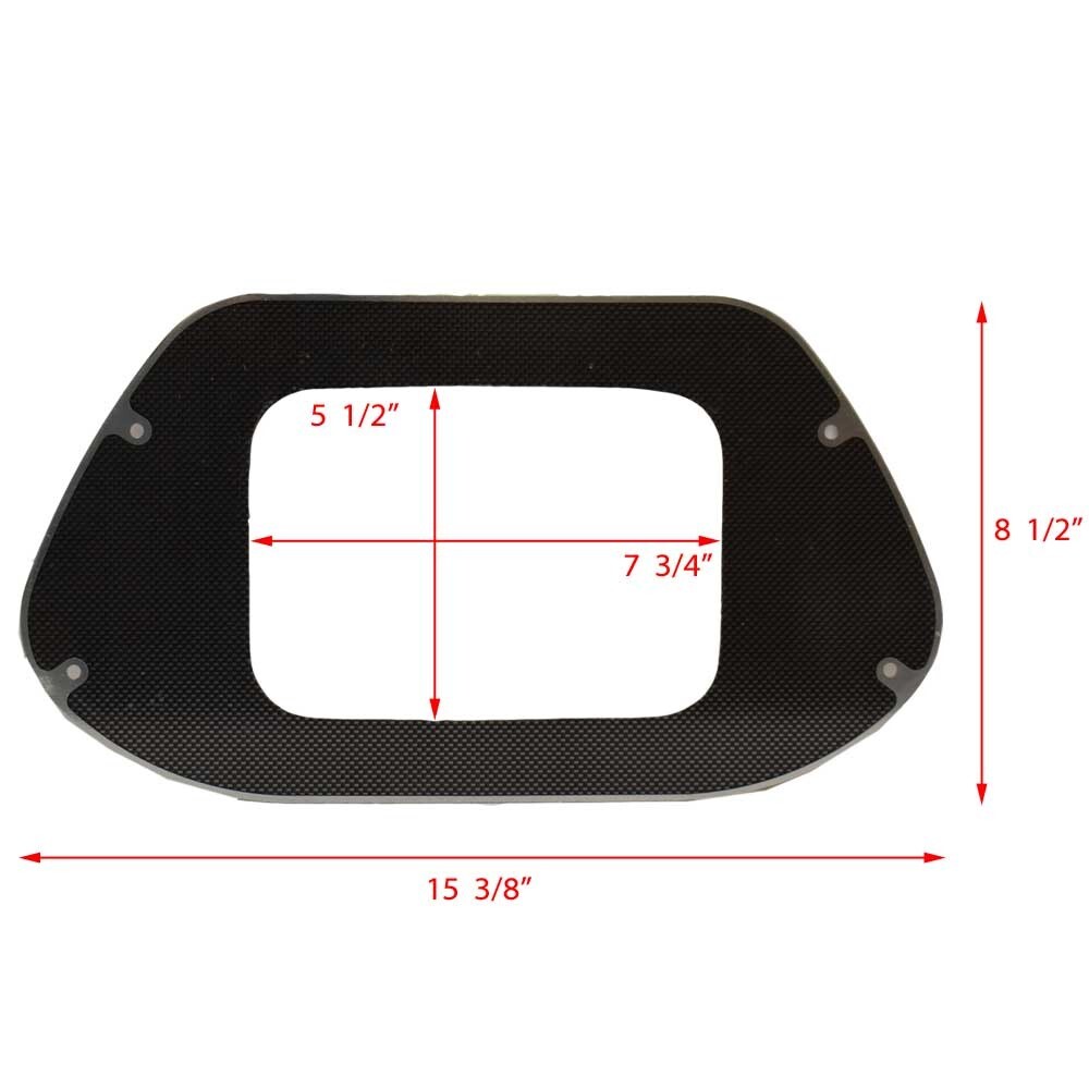 Ranger Boat Blank Chartplotter Insert Panel 246484 | HDS7 Silver Black